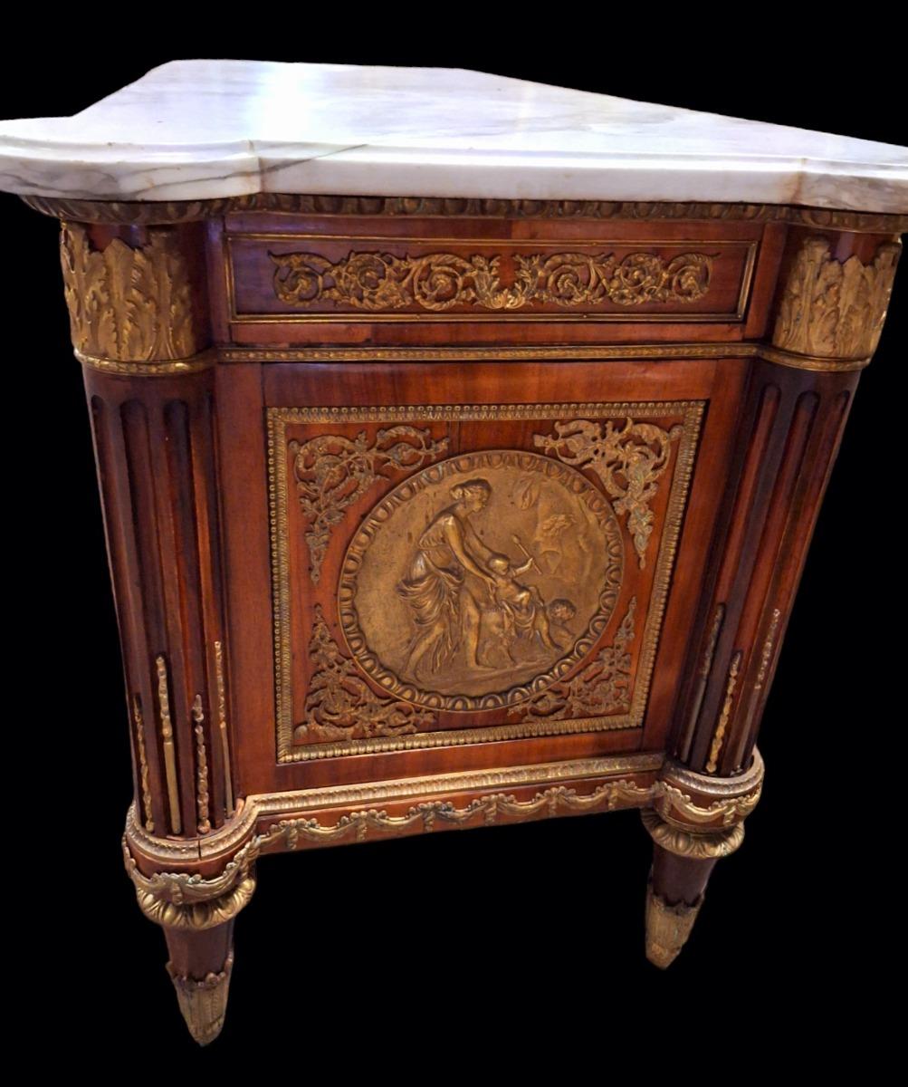 A French LouisXVI style commode.