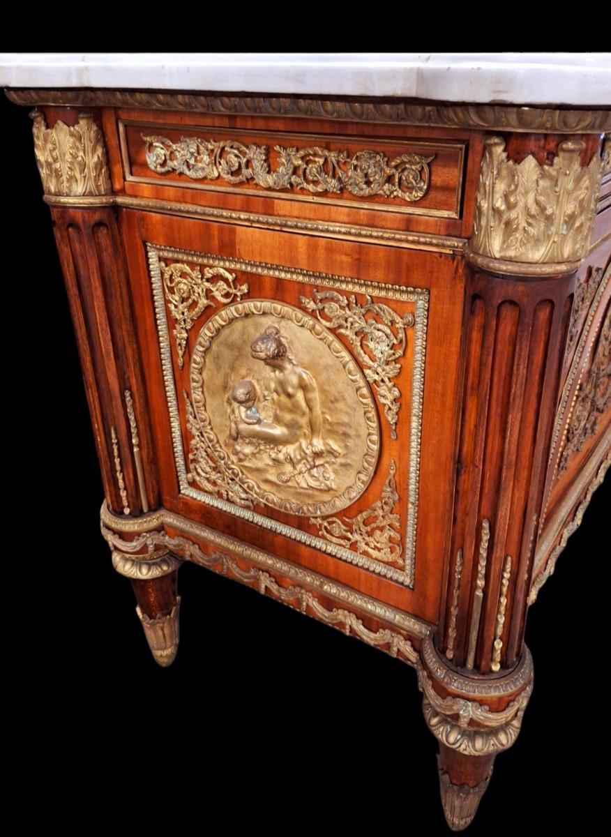 A French LouisXVI style commode.