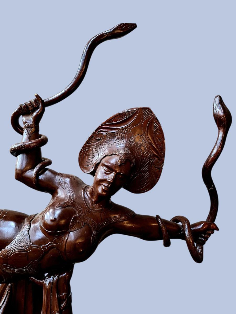 A Pair Of exotic dancers in Art-Nouveau style