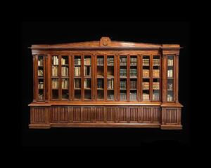 A very impressive and monumental 19 century Irish bookcase in Mahogany.