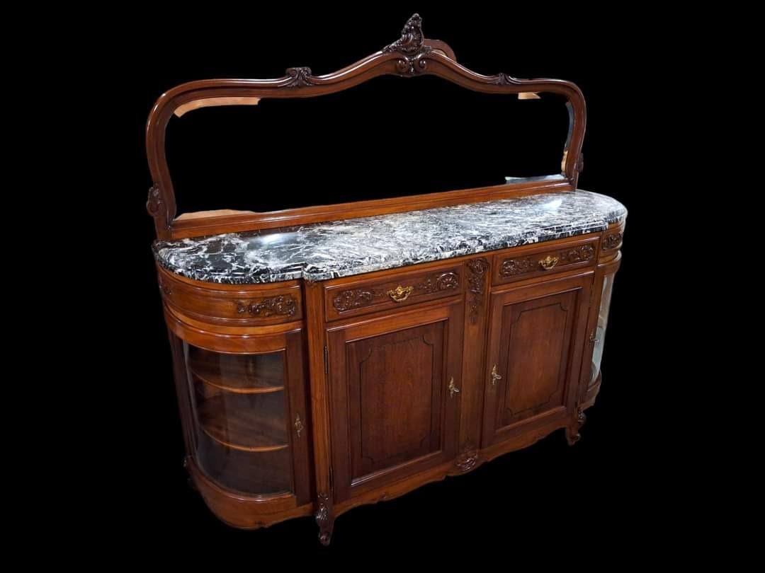 A walnut Louis XV style dresser