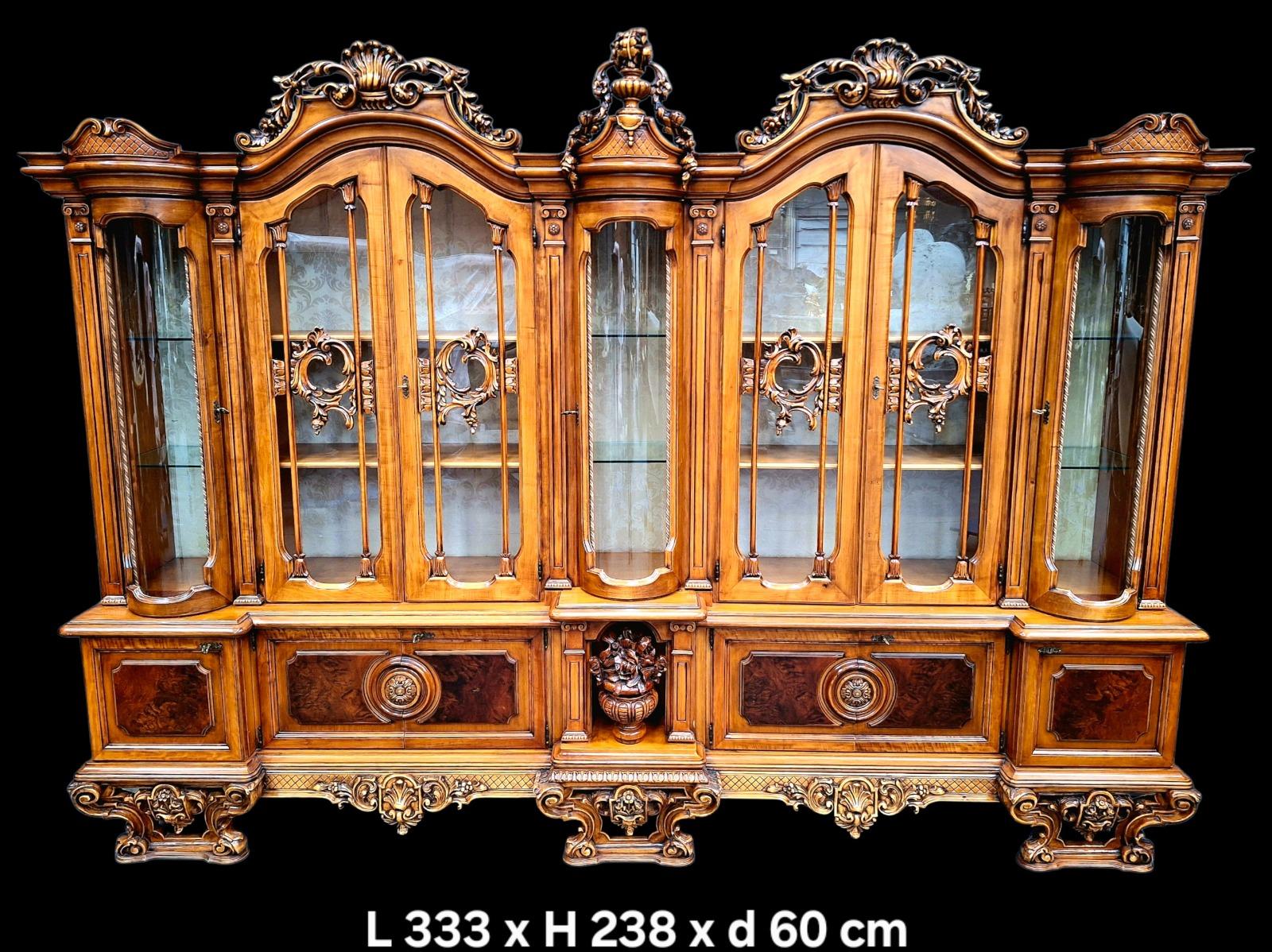 Baroque style dining suite