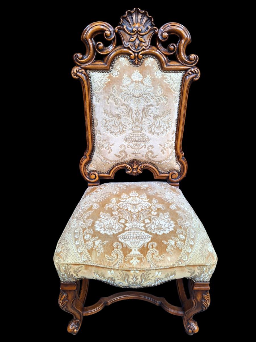 Baroque style dining suite