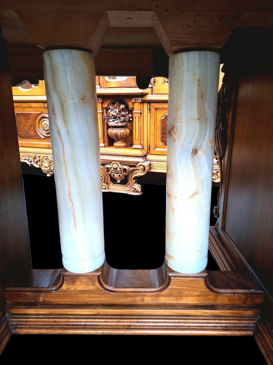 Baroque style dining suite