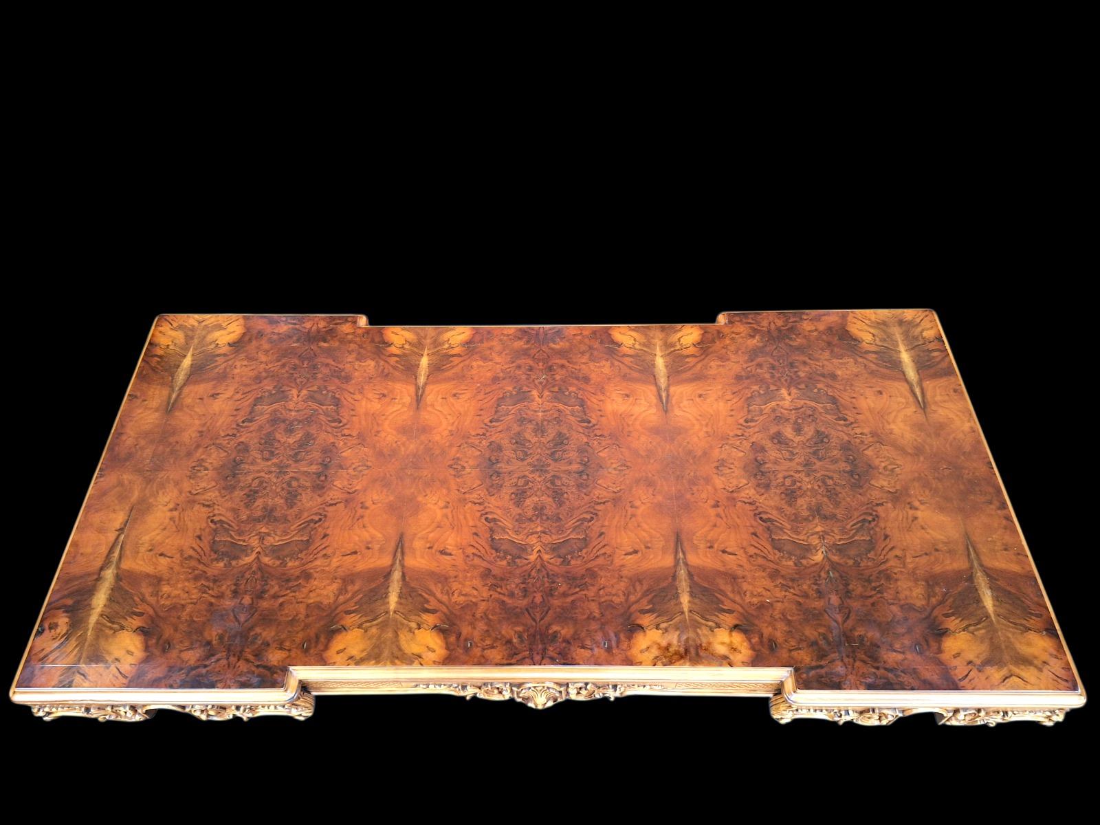 Baroque style dining suite