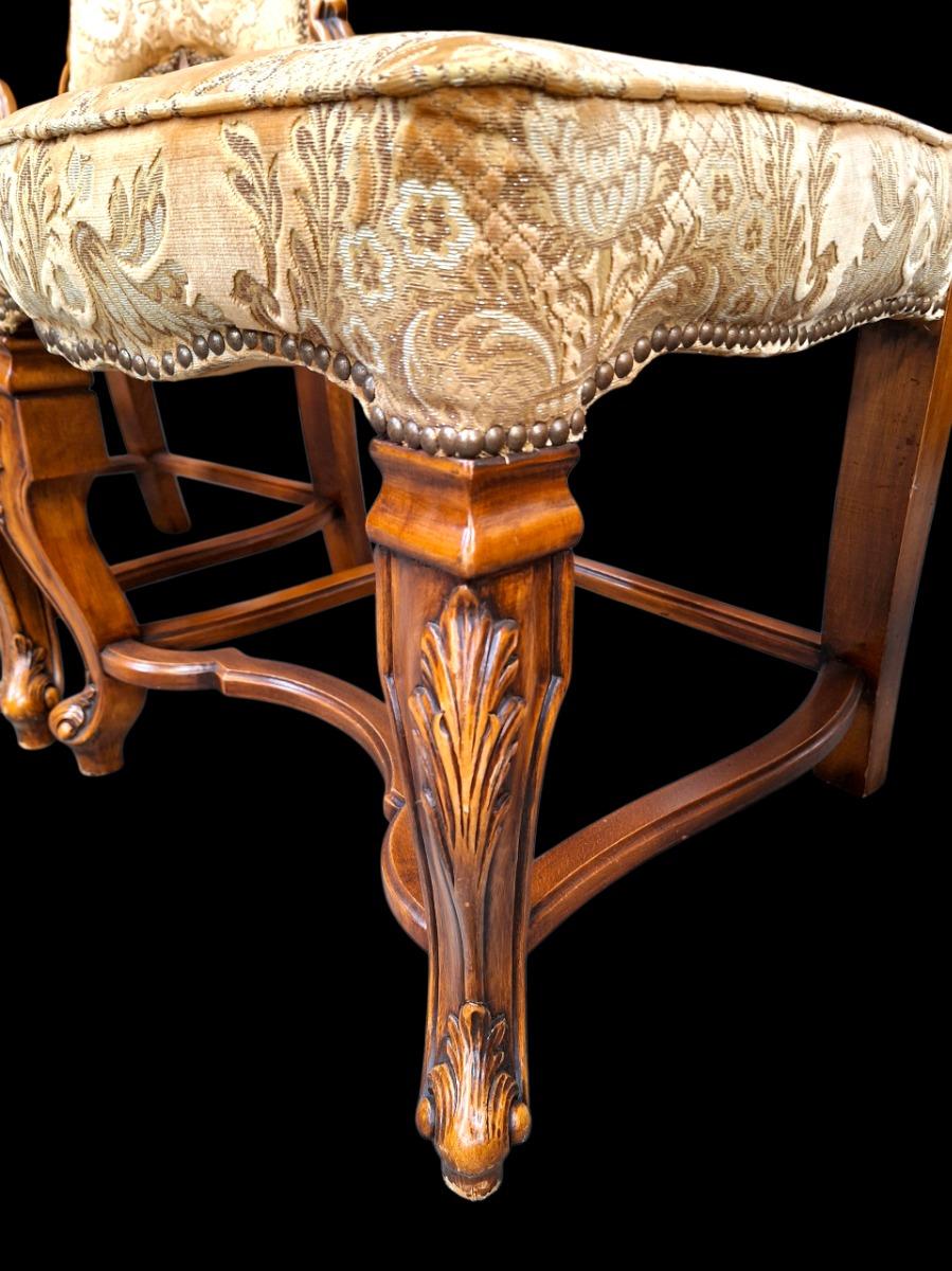 Baroque style dining suite