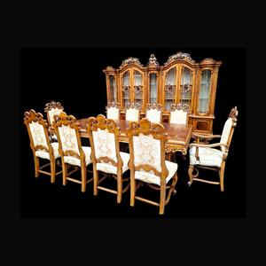 Baroque style dining suite