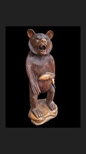 Black forest sculpture