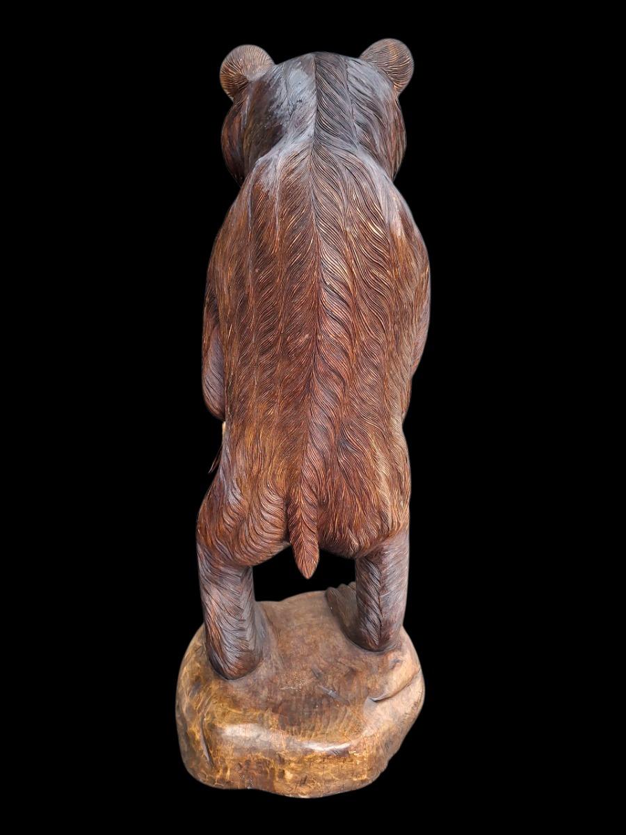 Black forest sculpture
