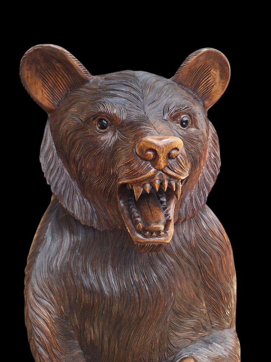 Black forest sculpture