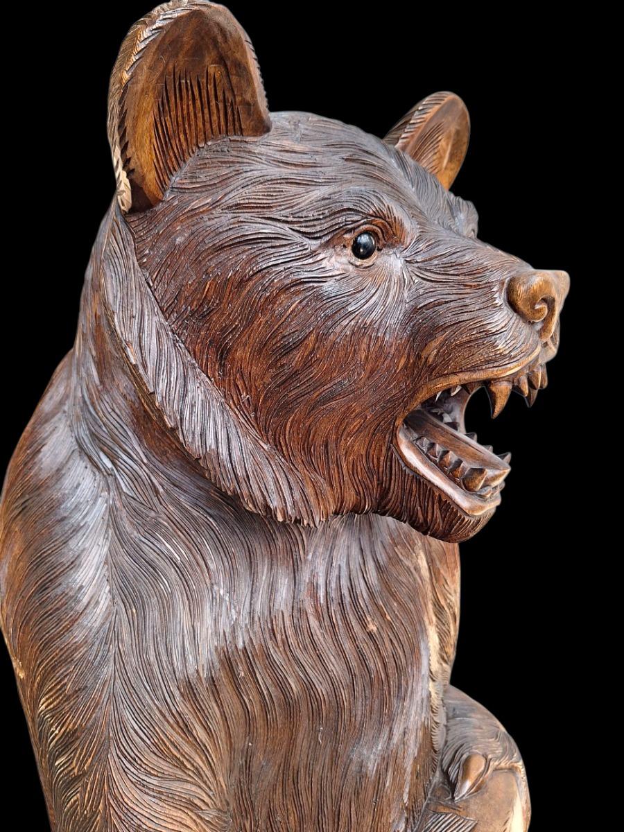 Black forest sculpture