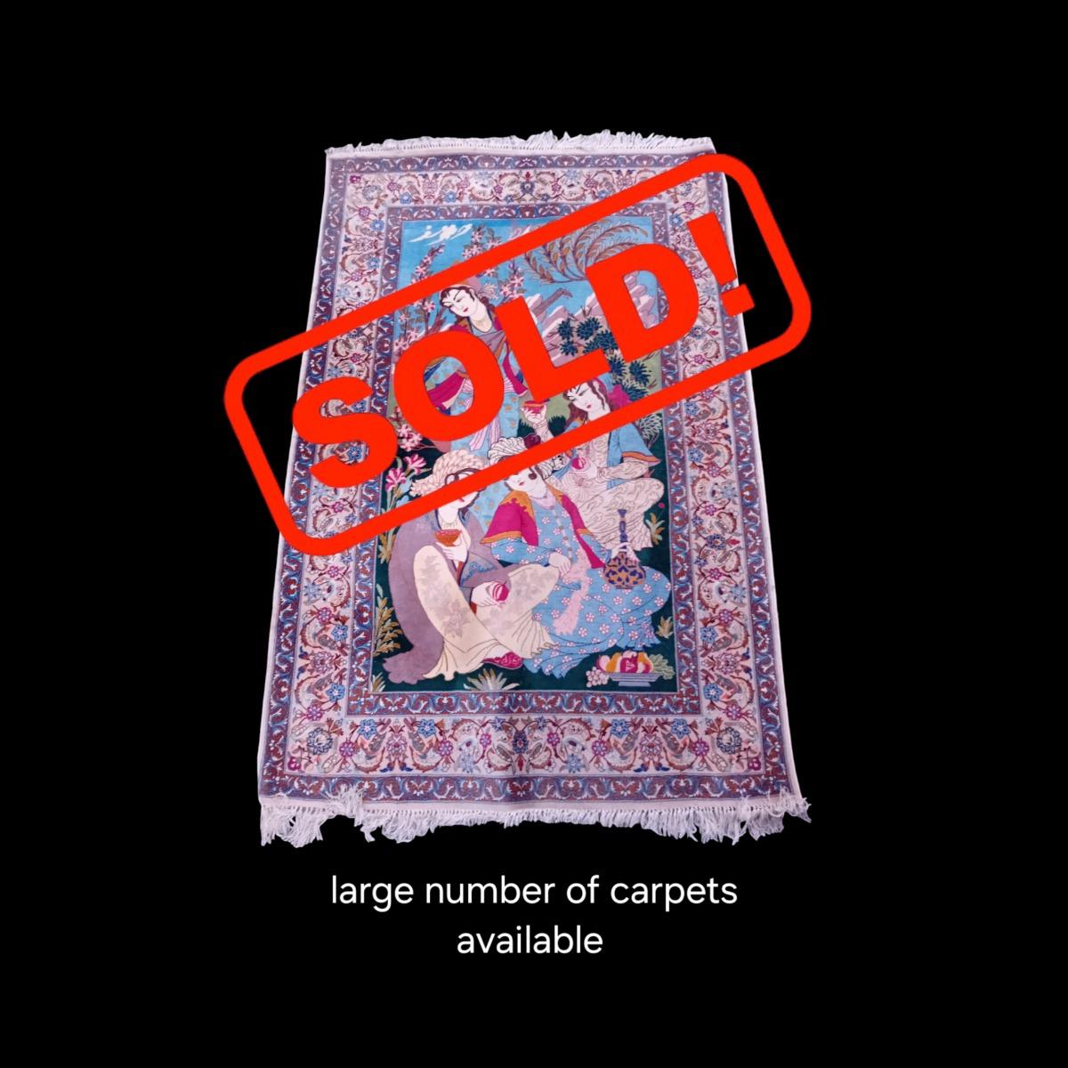 Collection of several carpets.