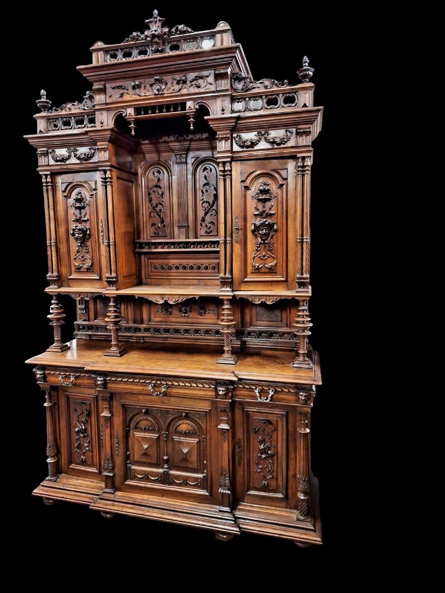 French 19th century walnut cabinet