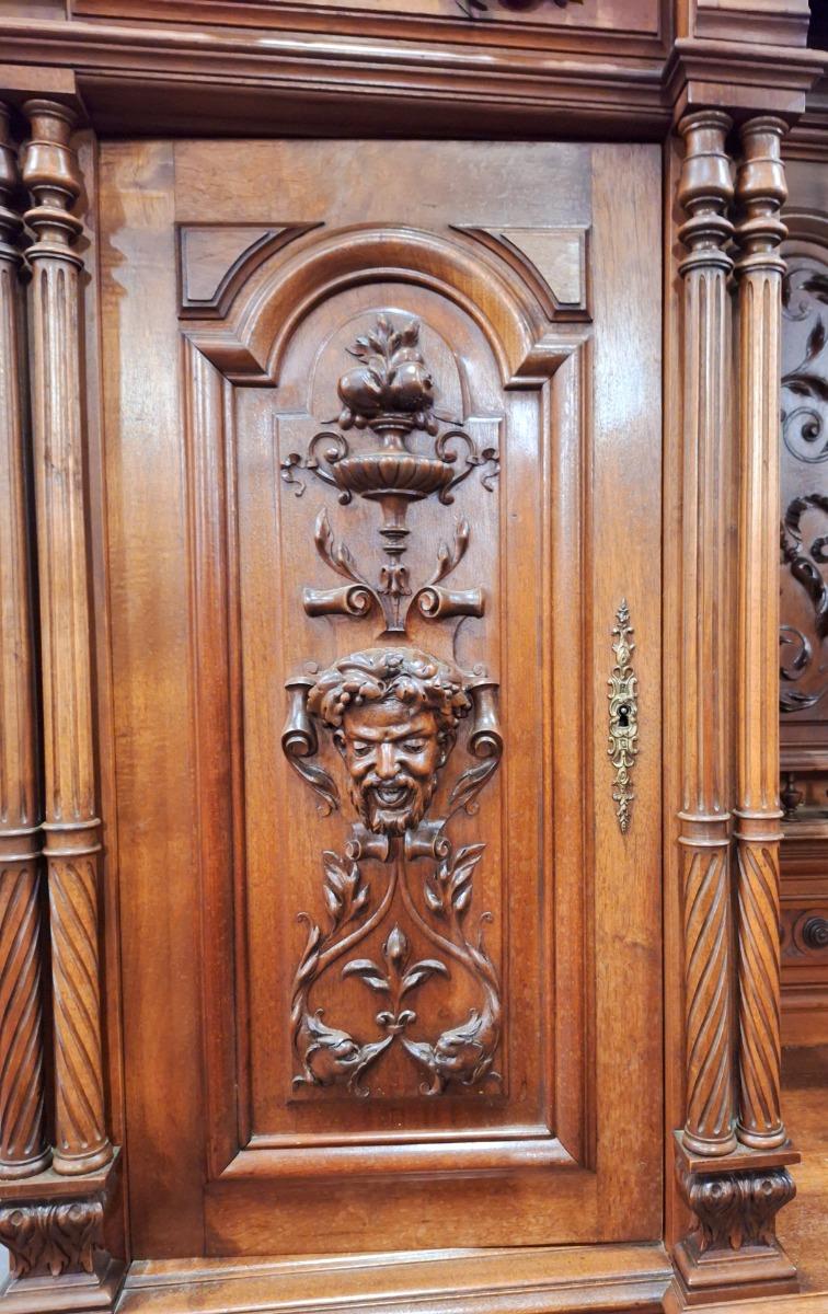 French 19th century walnut cabinet