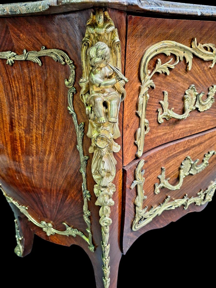 French LouisXV chest of drawers.