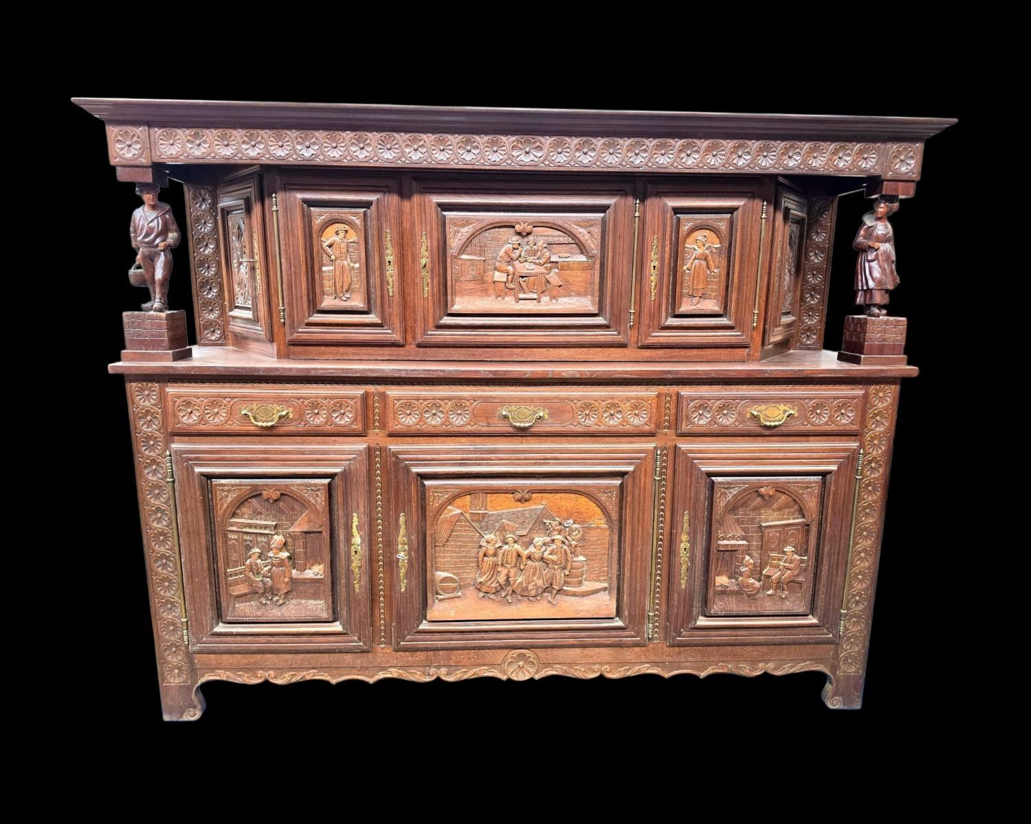 French breton sideboard 