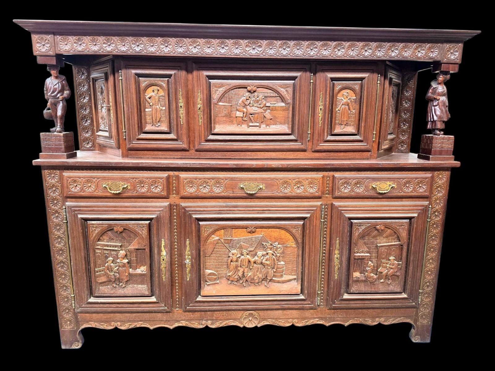 French breton sideboard 