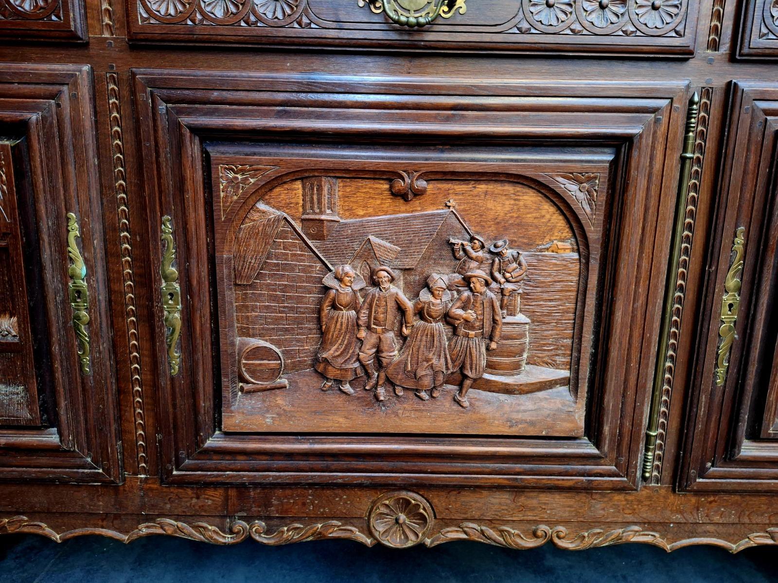 French breton sideboard 
