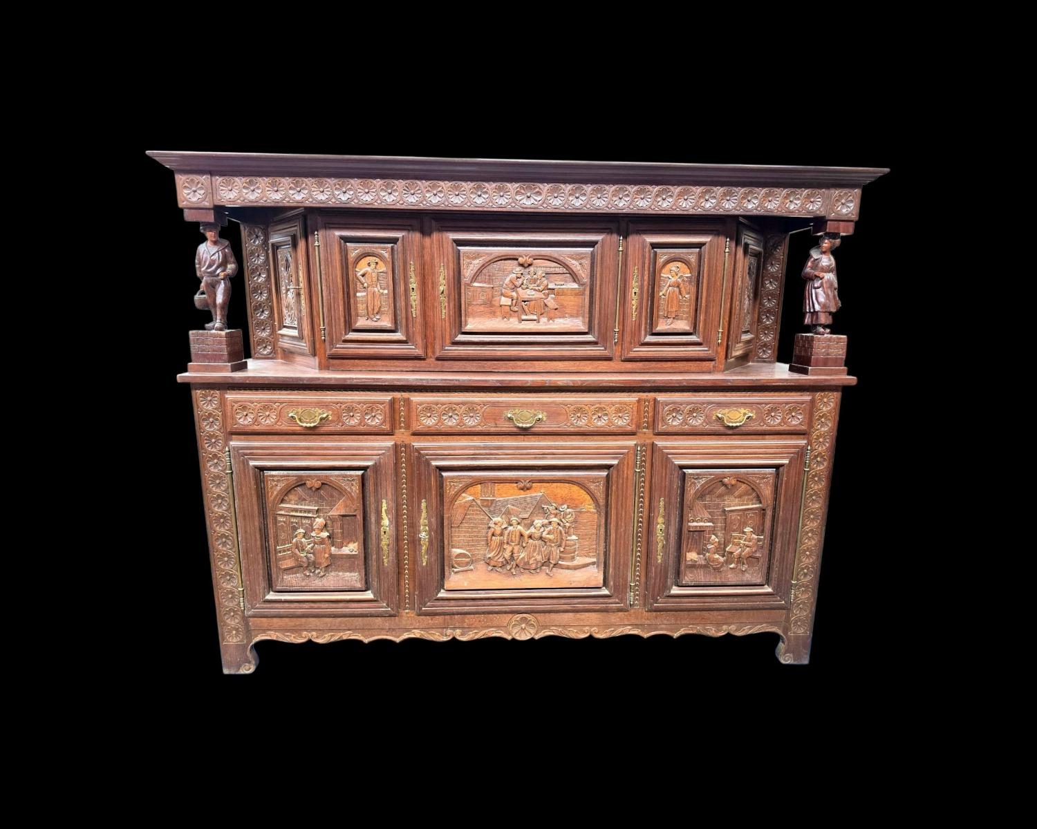 French breton sideboard 