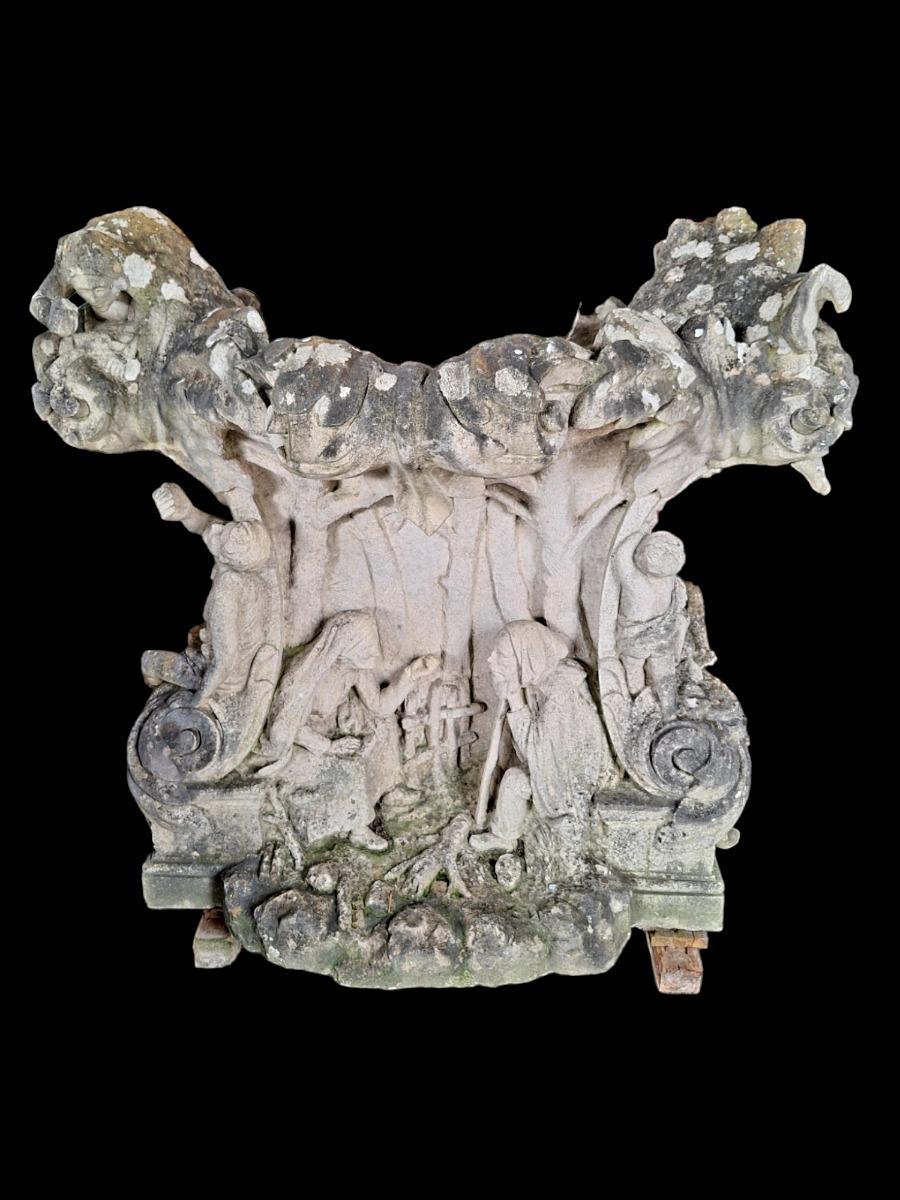 Handcarved Jardinière.