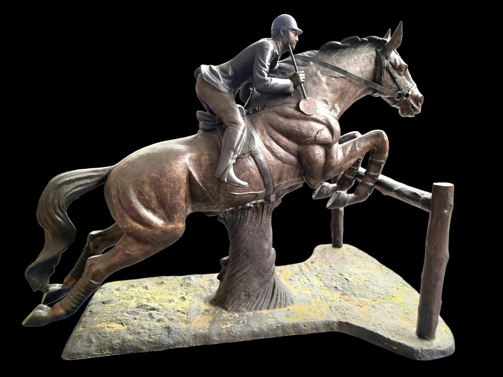 Jockey on horse