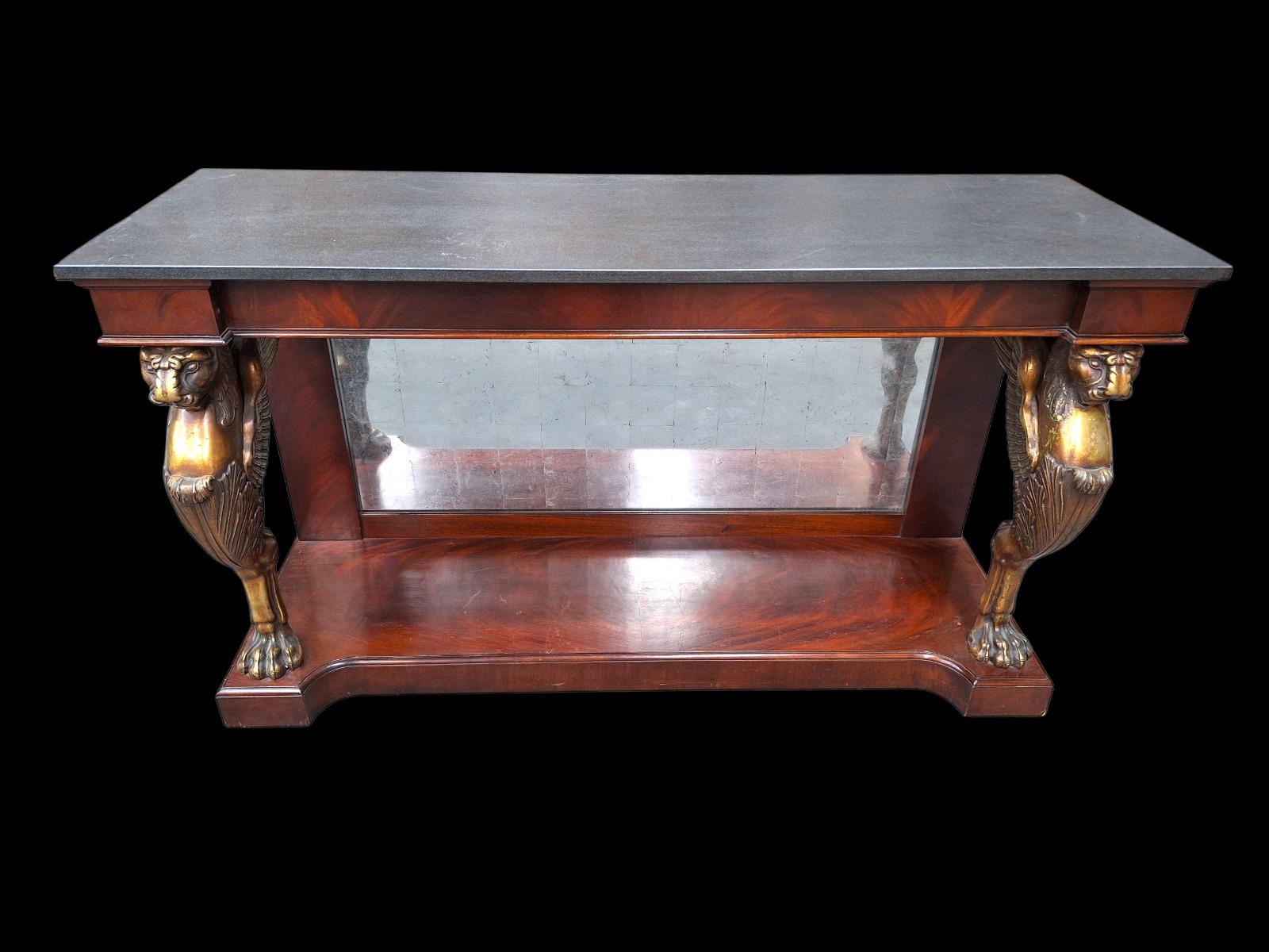Pair of wall consoles
