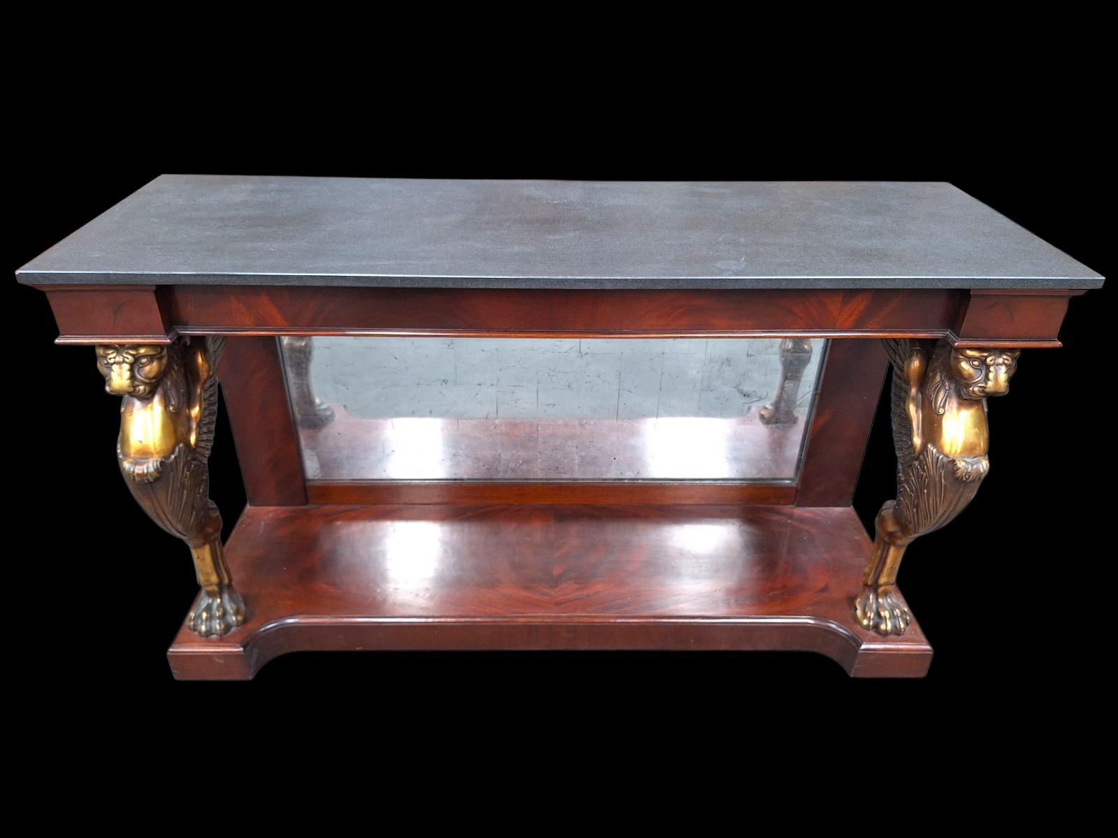 Pair of wall consoles