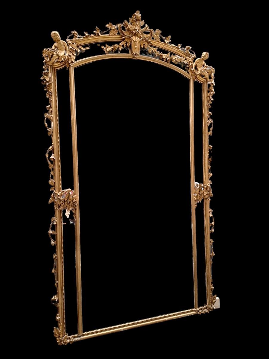 Pair of French  Louis16 style mirrors