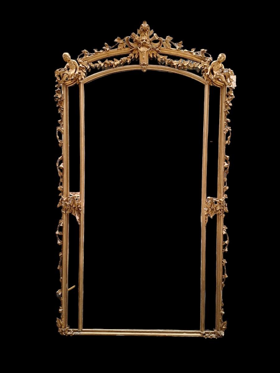 Pair of French  Louis16 style mirrors