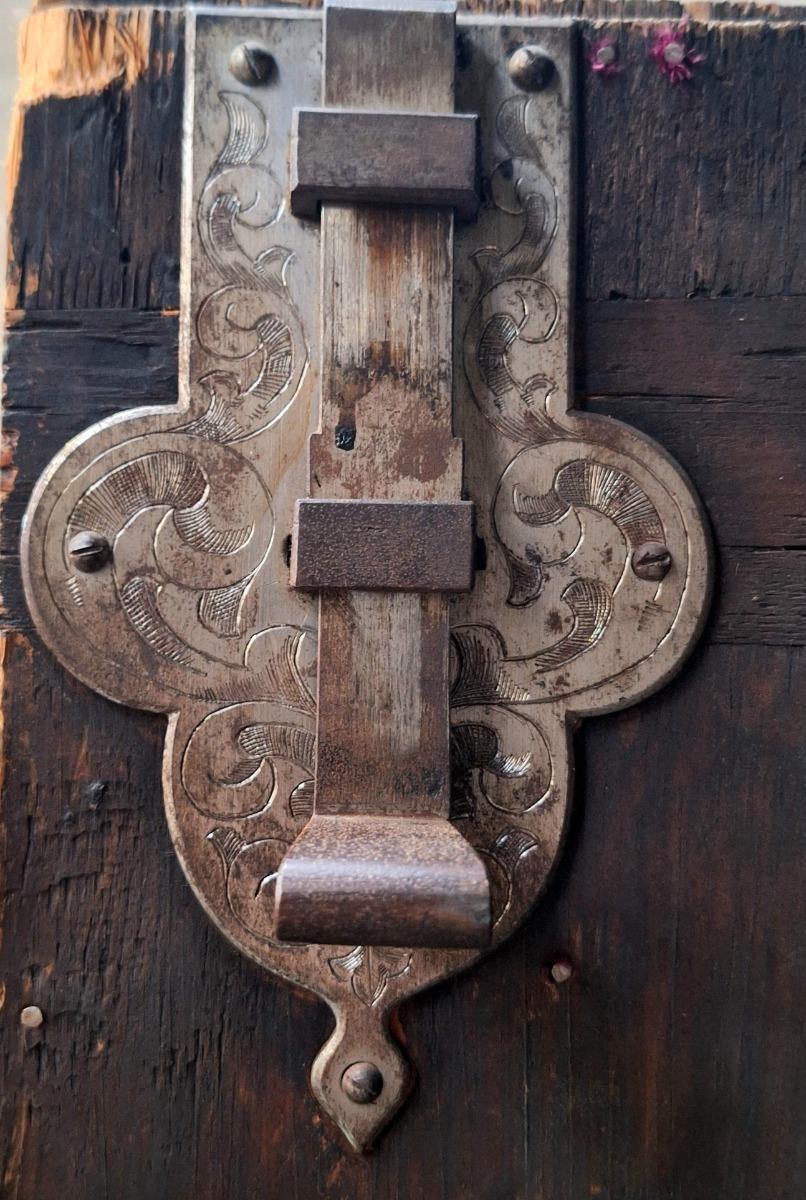 Richely carved walnut wardrobe
