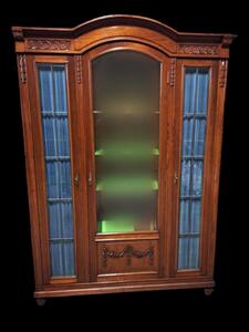 Walnut Louis XVI style  bookcase.